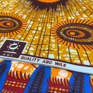 Premium African Wax Print Fabric – Ankara Gold Series