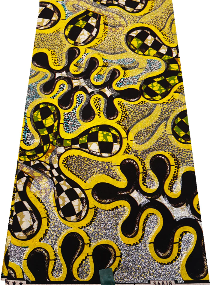 Premium African Wax Print Fabric – Ankara Gold Series